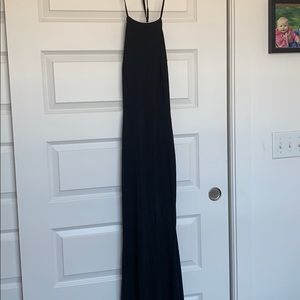 Long black dress!